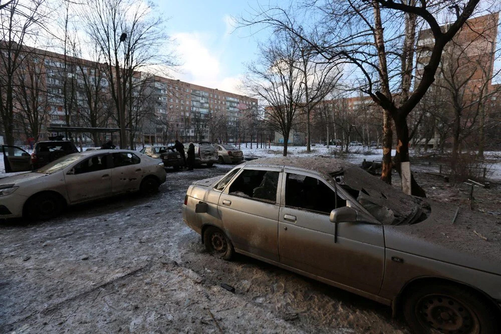 Donetsk'te pazar alanında patlama: Çok sayıda ölü var!