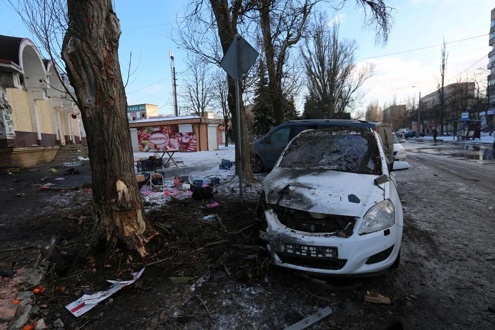 Donetsk'te pazar alanında patlama: Çok sayıda ölü var!