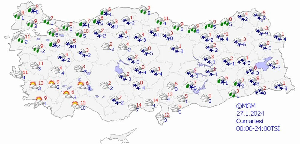 İstanbul'a kar uyarısı!