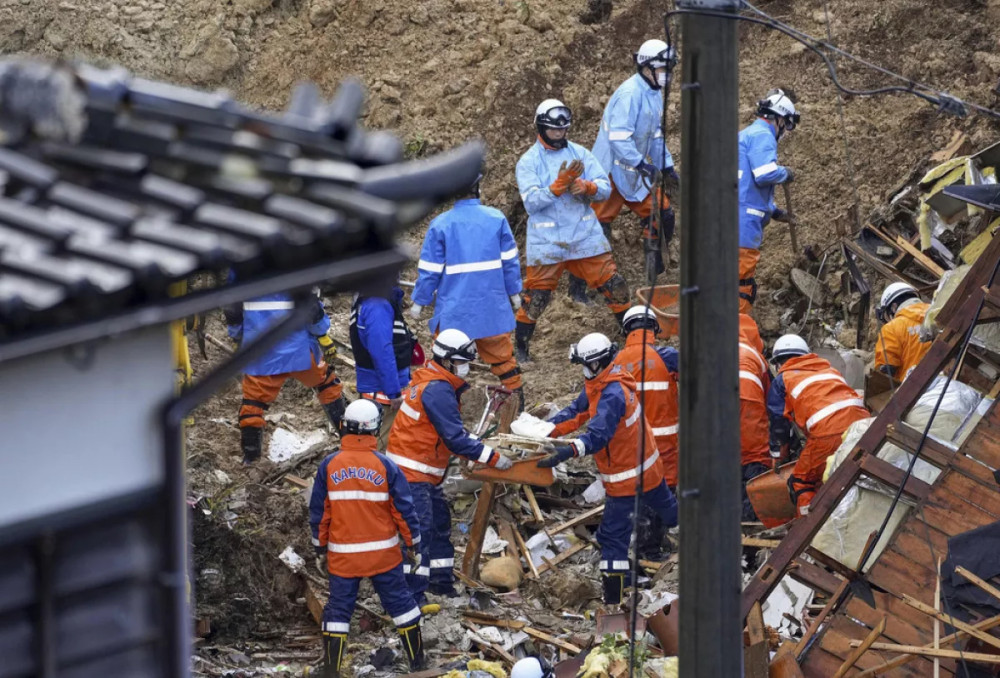 Japonya'da deprem bölgesinde 66 bin hane susuz