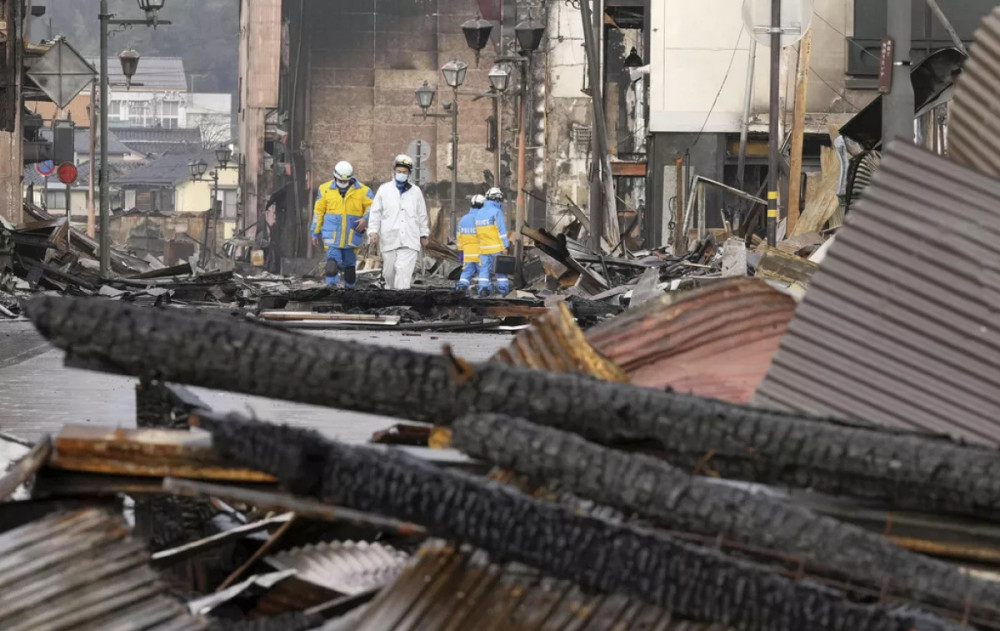 Japonya'da deprem bölgesinde 66 bin hane susuz