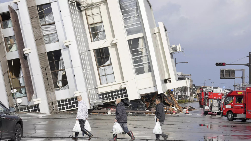 Japonya'da deprem bölgesinde 66 bin hane susuz