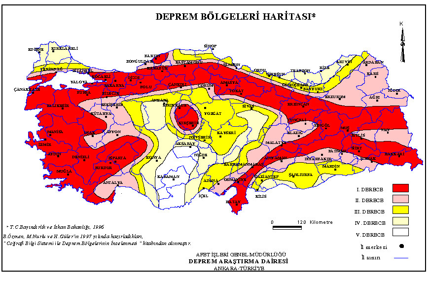 AFAD listeyi açıkladı: İşte deprem riski en düşük iller...