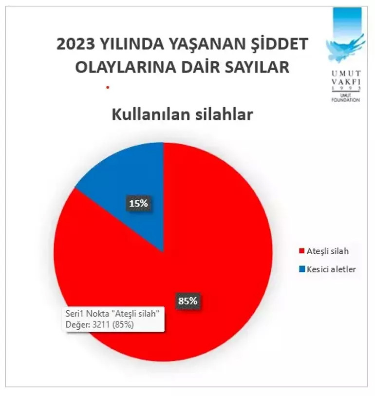 İşte Türkiye'nin silahlı şiddet haritası!