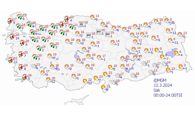 Bahar havası geri geliyor. Sıcaklıklar artacak