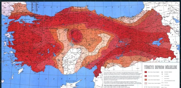 Harita güncellendi: İşte diri fay hattı üzerinde yer alan iller...