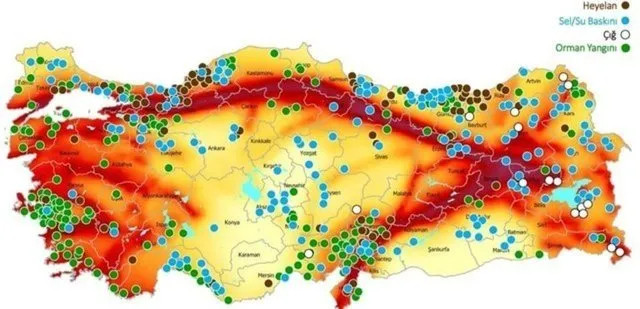 Harita güncellendi: İşte diri fay hattı üzerinde yer alan iller...