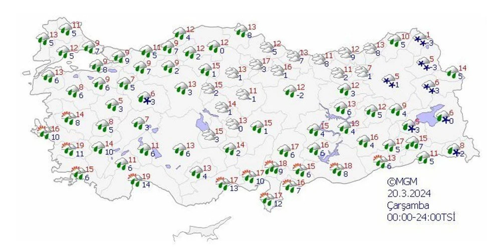 Meteoroloji'den 10 kent için sarı kodlu uyarı!