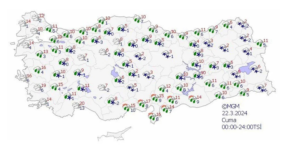 Meteoroloji'den 10 kent için sarı kodlu uyarı!