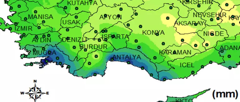 Meteoroloji yayımladı: 98 yılın yağış rekoru!