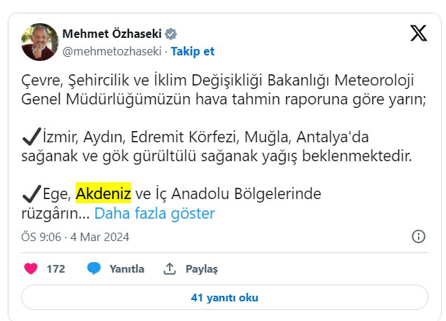 Meteoroloji uyarıyor: Sağanak ve fırtına bekleniyor!