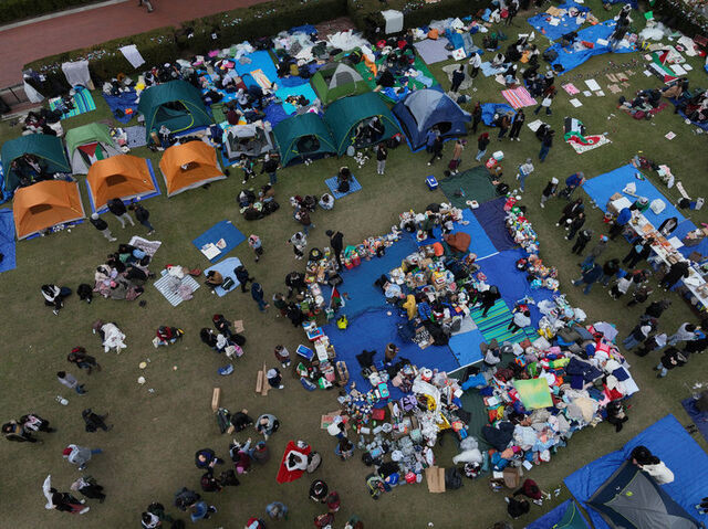 Dünyanın en prestijli üniversitelerinden birinde Gazze protestosu!