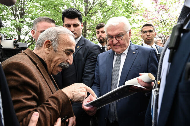 Almanya Cumhurbaşkanı Steinmeier, döner kesti!