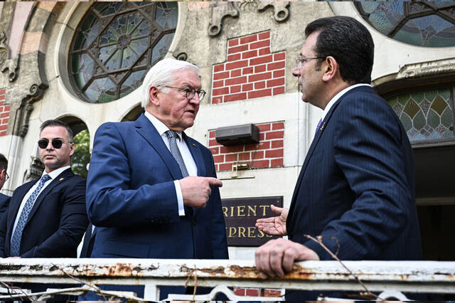 Almanya Cumhurbaşkanı Steinmeier, döner kesti!