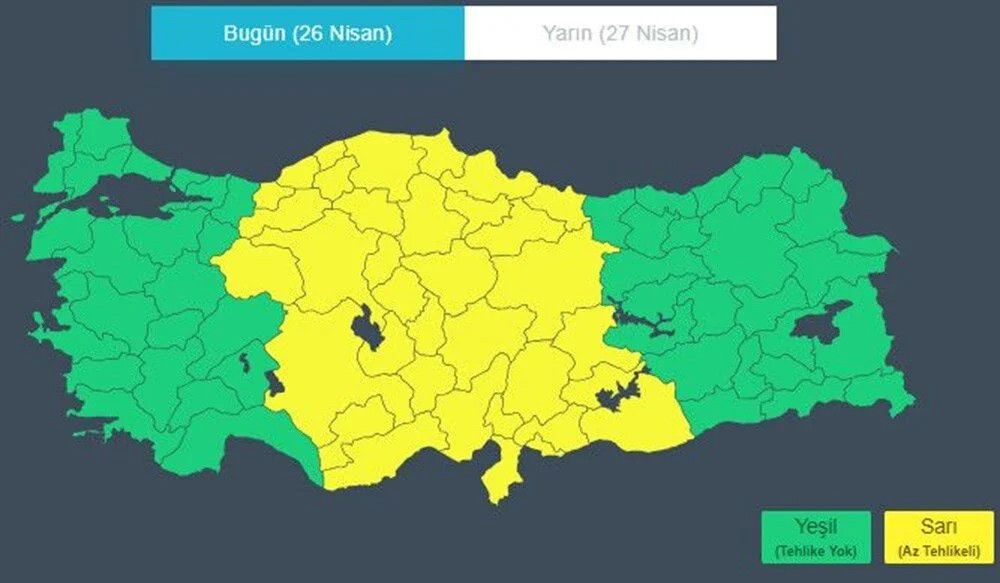 Meteoroloji'den 35 ile toz taşınımı uyarısı!