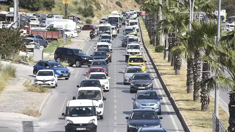 Bodrum'da bayram trafiği!