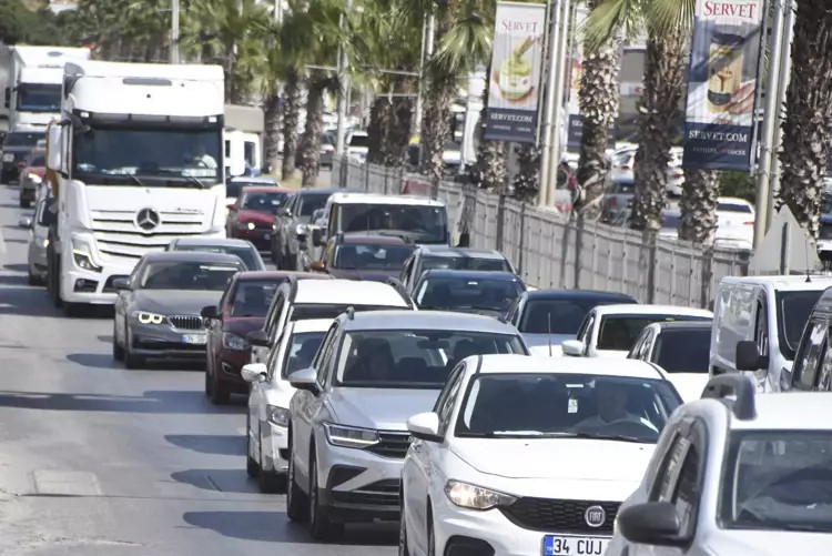 Bodrum'da bayram trafiği!