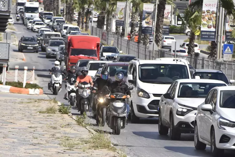 Bodrum'da bayram trafiği!