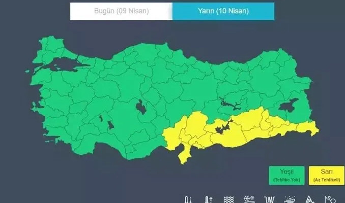 Meteoroloji'den bayramda sel ve dolu alarmı