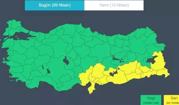 Meteoroloji'den bayramda sel ve dolu alarmı