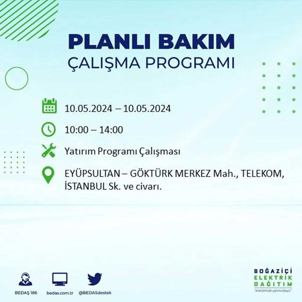 İstanbul'un 17 ilçesinde elektrik kesintisi