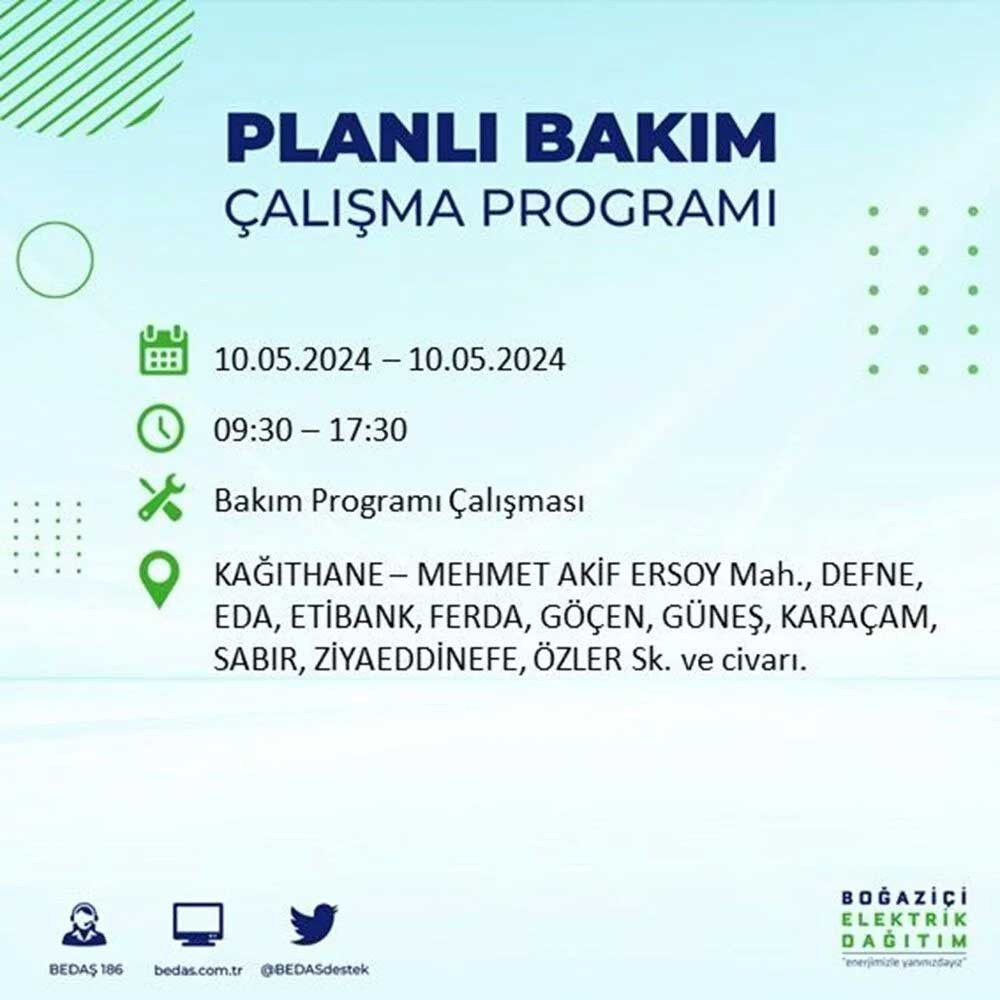 İstanbul'un 17 ilçesinde elektrik kesintisi