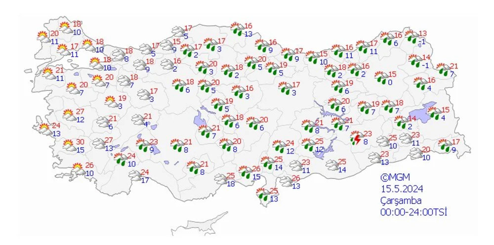 Meteoroloji'den 16 il için sağanak yağış uyarısı!