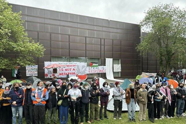 Berlin ve Amsterdam'da Gazze'ye destek gösterilerine müdahale!