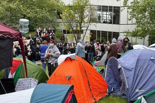 Berlin ve Amsterdam'da Gazze'ye destek gösterilerine müdahale!