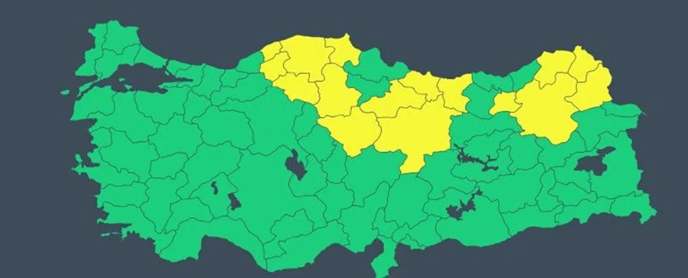 Meteoroloji saat vererek uyardı: Kuvvetli yağış bekleniyor!