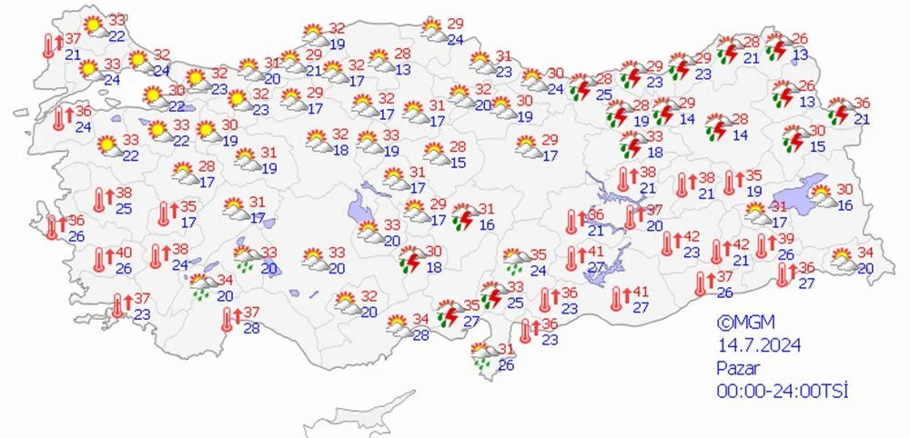 Meteoroloji saat vererek uyardı: Kuvvetli yağış bekleniyor!