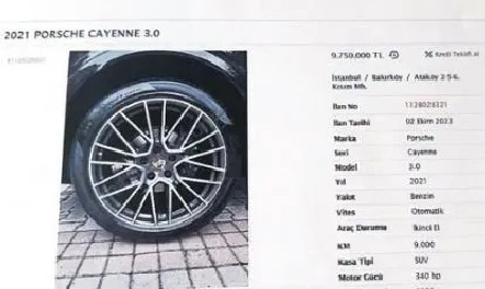 Akılalmaz dolandırıcılık: 6.5 milyonluk Porsche vurgunu!