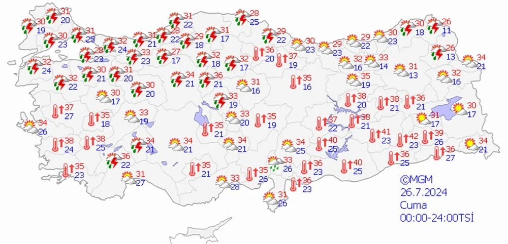 Meteoroloji uyardı: Sıcaklıklar 40 dereceyi geçecek!