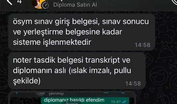 Sosyal medyada sahte lisans diploması 25 bin TL