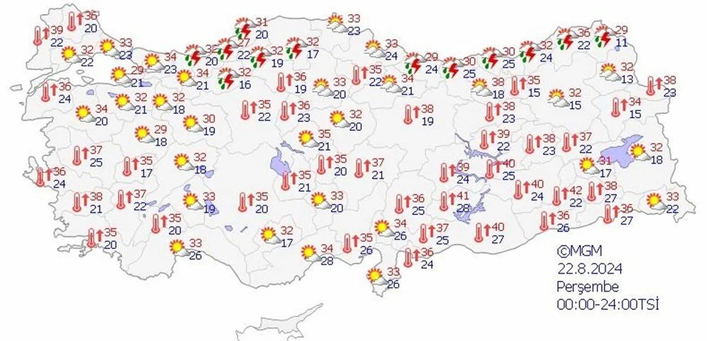 Çarşamba günü gölgede 42 dereceye dikkat: Kavrulacağız!