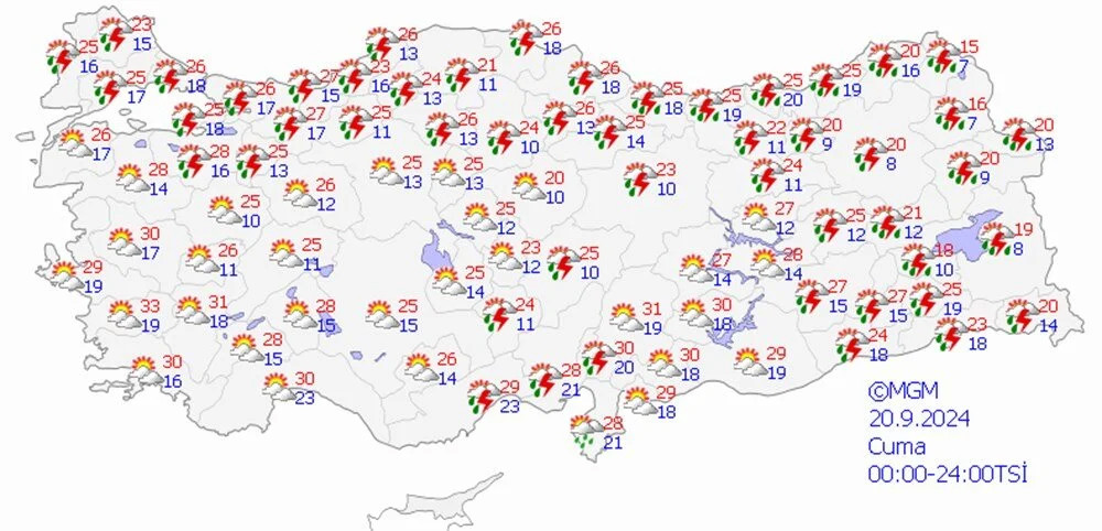 Meteoroloji'den hafta sonu için uyarı geldi!