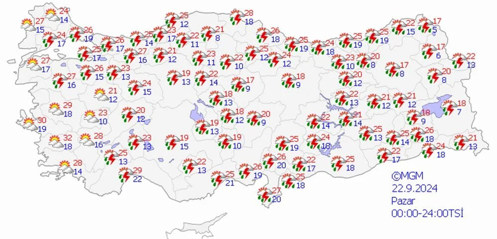 Meteoroloji'den hafta sonu için uyarı geldi!