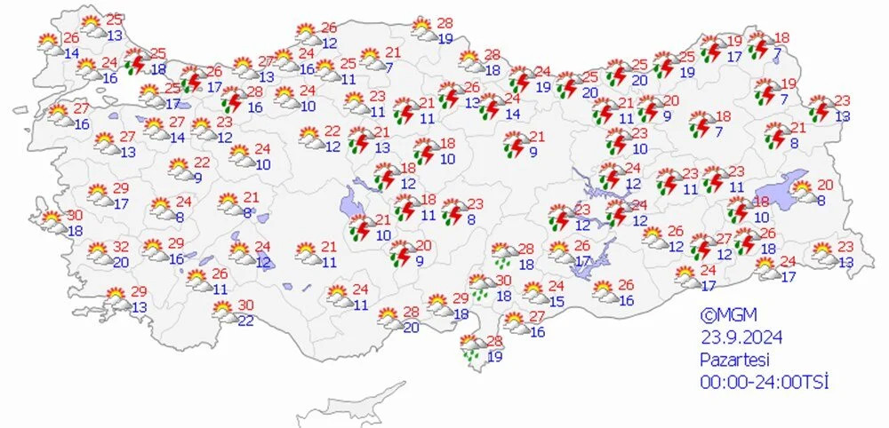 Meteoroloji'den hafta sonu için uyarı geldi!