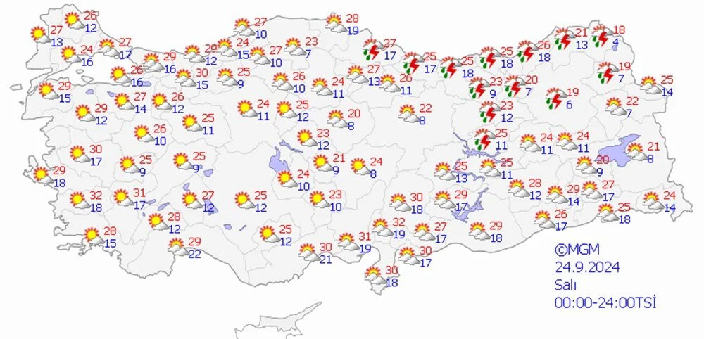 Meteoroloji'den hafta sonu için uyarı geldi!