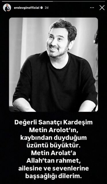 Metin Arolat'ın ani ölümü sanat dünyasını yasa boğdu