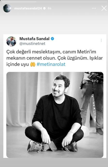 Metin Arolat'ın ani ölümü sanat dünyasını yasa boğdu