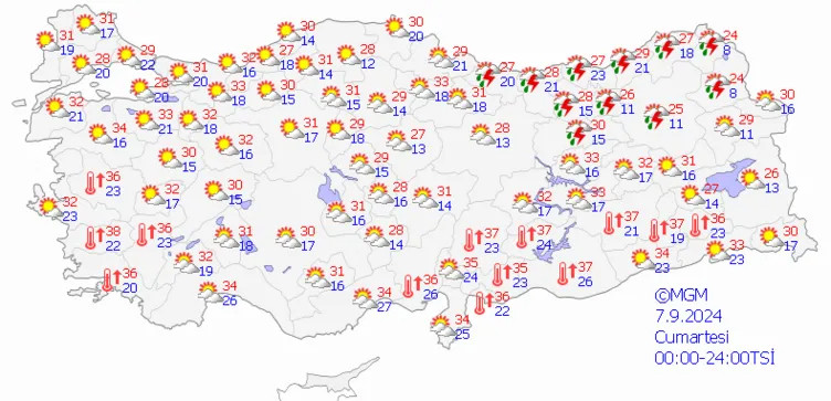 Meteoroloji'den İstanbul dahil birçok il için sağanak uyarısı!