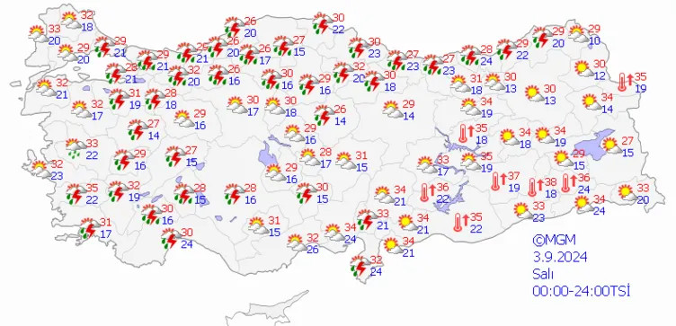 Meteoroloji'den İstanbul dahil birçok il için sağanak uyarısı!