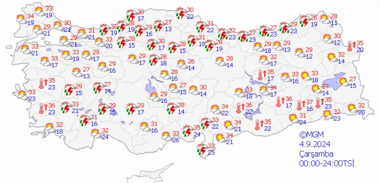 Meteoroloji'den İstanbul dahil birçok il için sağanak uyarısı!