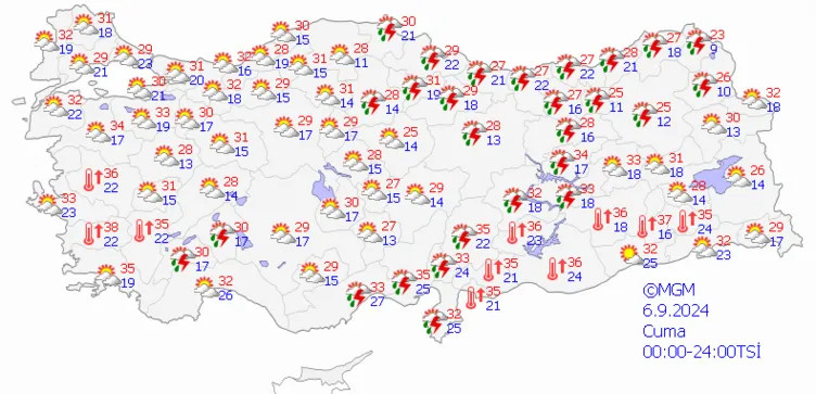 Meteoroloji'den İstanbul dahil birçok il için sağanak uyarısı!