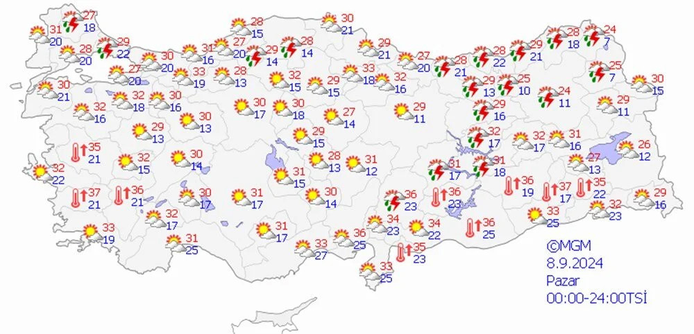 Meteoroloji 4 ili uyardı: Kuvvetli sağanak yağış kapıda!