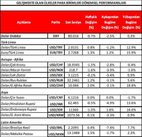 Dolara karşı kazanmayan yok gibi!