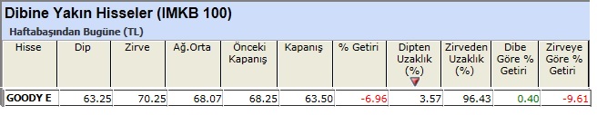 Dibine yakın hisseler 22-02-2013