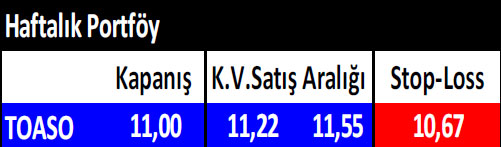 15 hisselik haftalık portföy önerisi