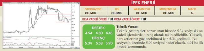 22 hisselik teknik analiz